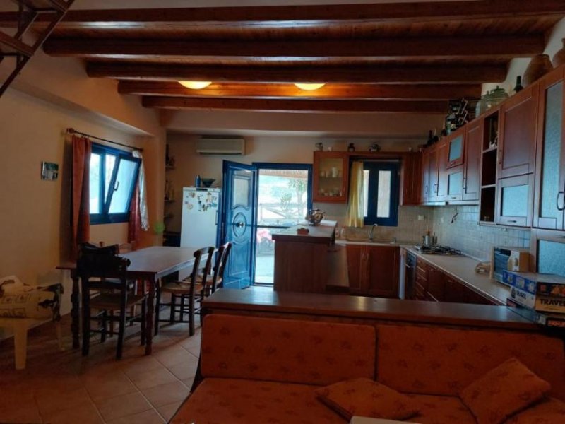 Mochlos Kreta, Mochlos: Dreistöckige Wohnung direkt am Meer zu verkaufen Wohnung kaufen